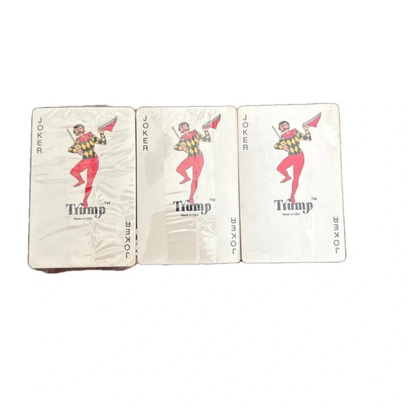 Lot of 3 Vintage Norman Rockwell Playing Cards. Sealed Never Opened - Picture 2 of 2